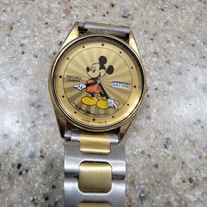 Men's Seiko Mickey Mouse Sunburst watch